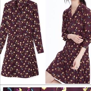 Banana Republic pleated floral dress.